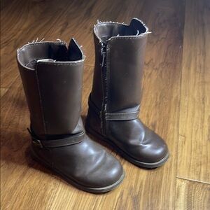 Brown Kids Boots